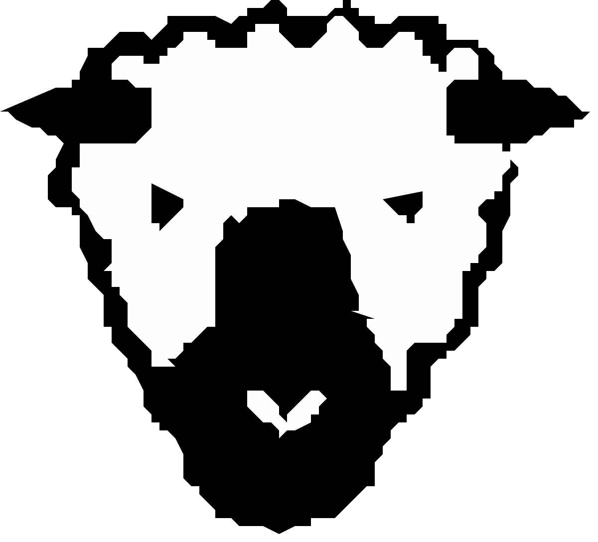 a white silhouette of a man with a beard clip art png transparent Bearded Man Silhouette Clipart - Unique White Design for Your Creative Needs