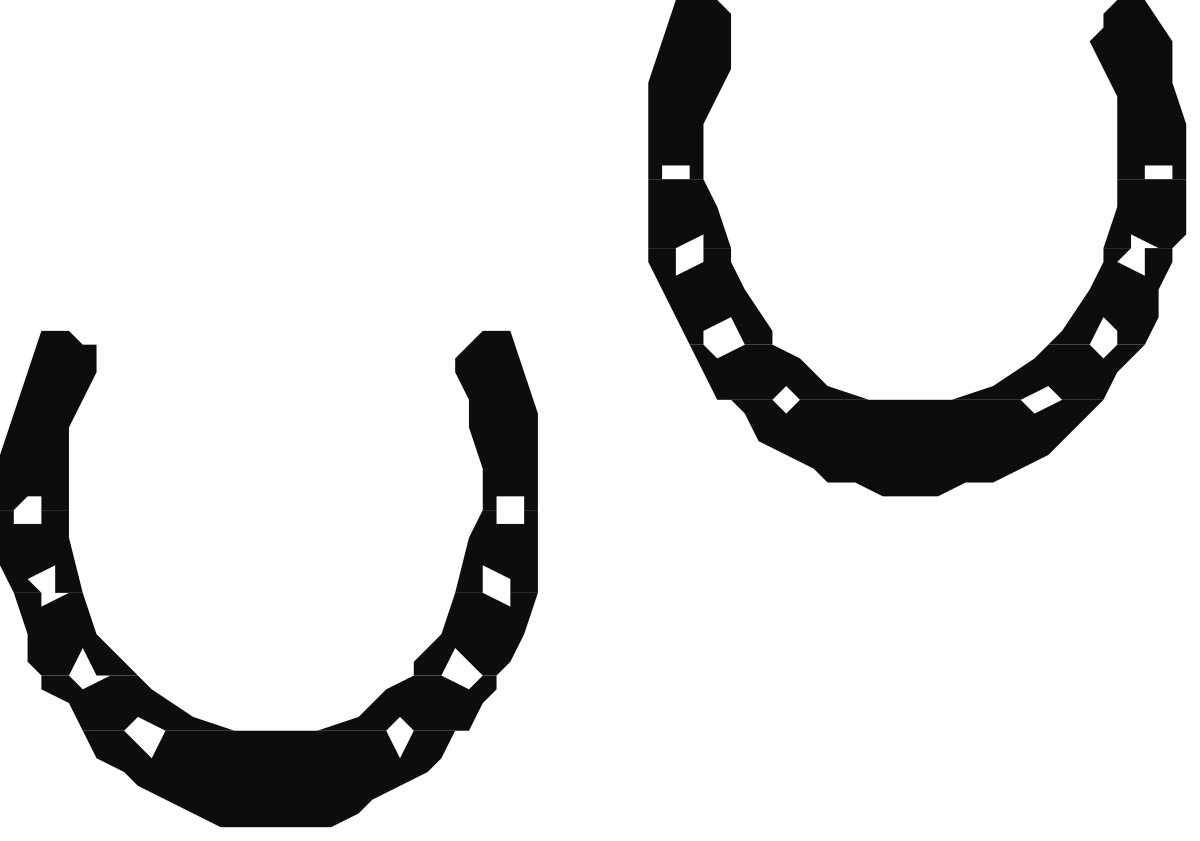 Horseshoes Clipart for Luck and Good Fortune