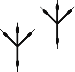 Three Trees Silhouettes Clipart for Unique Designs