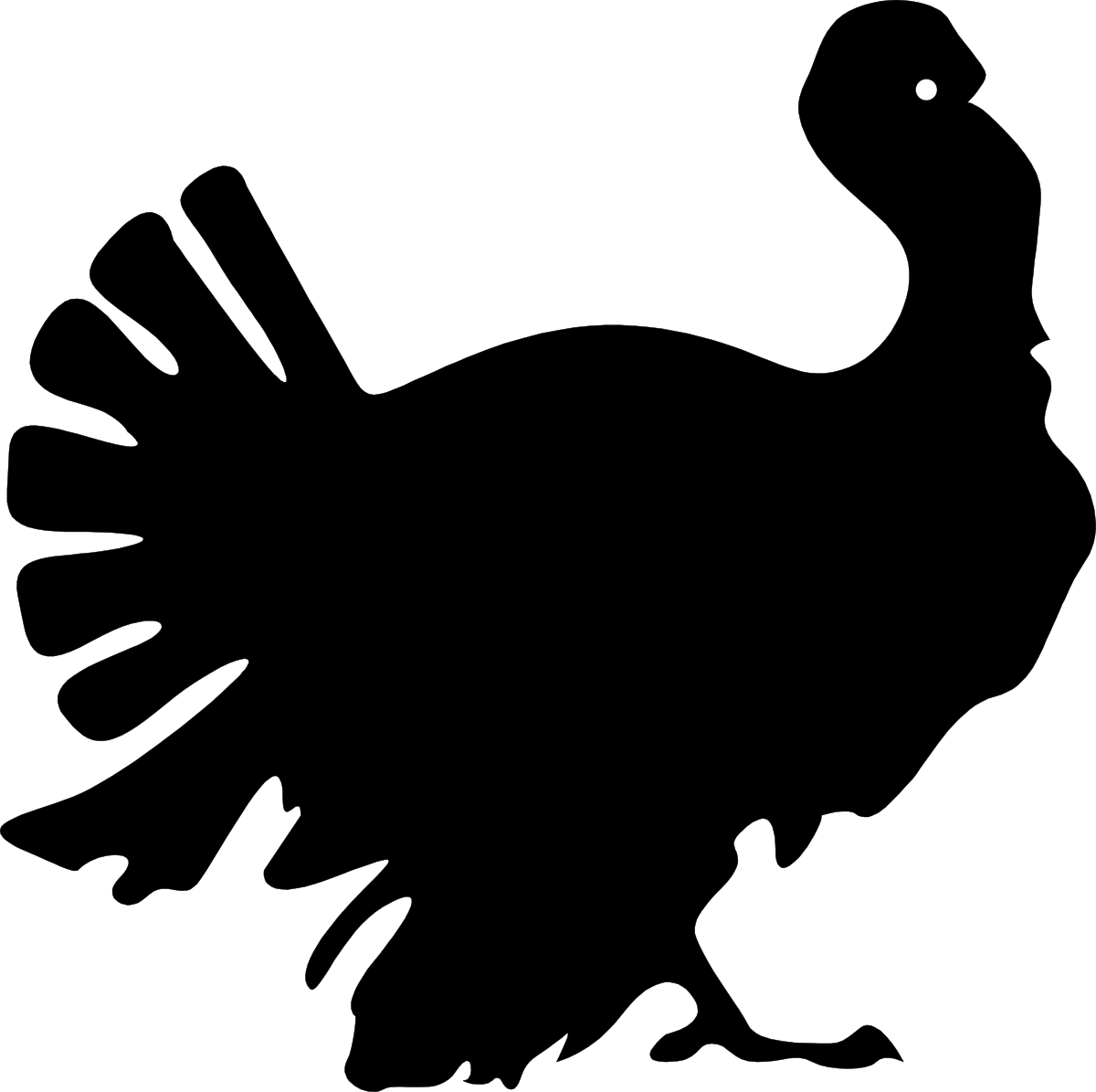 Black Background with White Dot Clipart - Minimalist Design Elements
