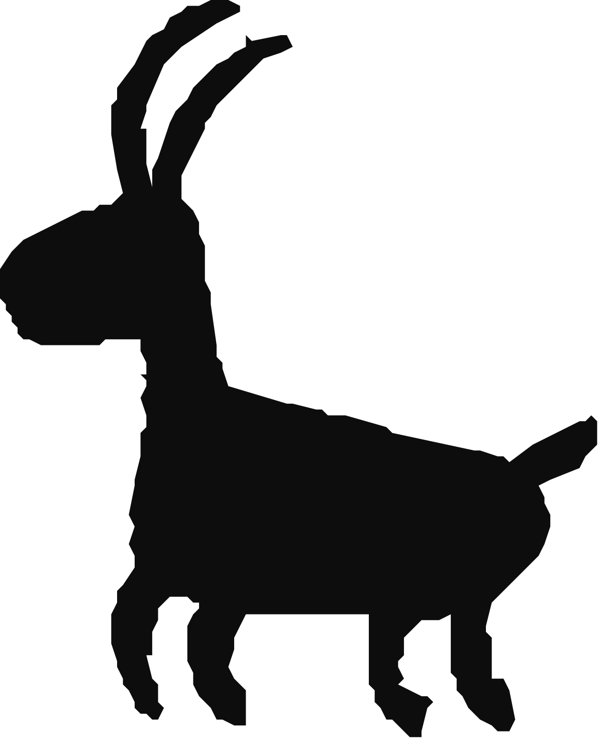 Goat Silhouette Clipart: Free and Versatile Designs