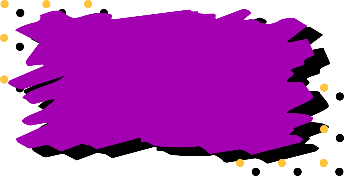 Purple Paint Splash on Black Background - Clipart Vector Design