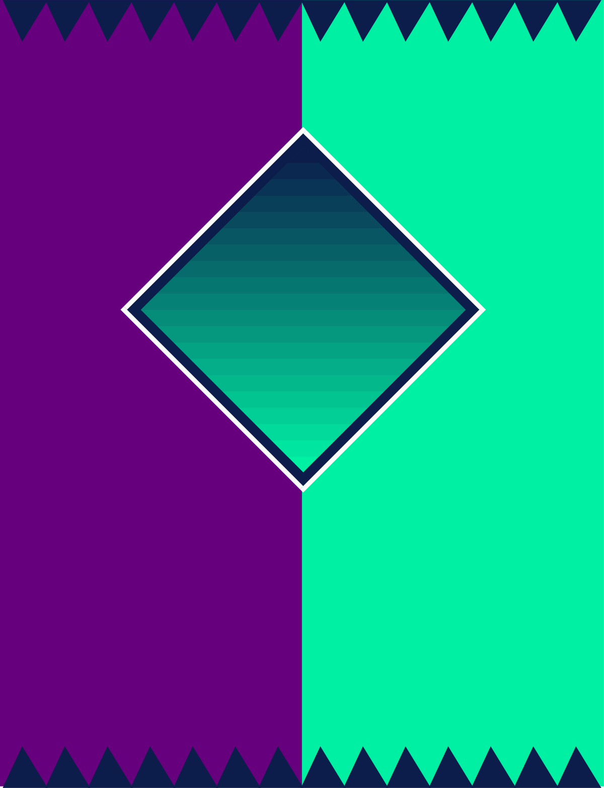 Borders and Backport Design: Purple and Green Diamond Clipart