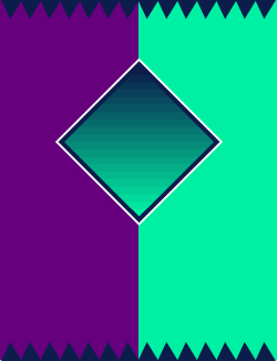 Borders and Backport Design: Purple and Green Diamond Clipart