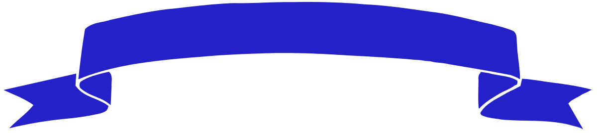 Blue Ribbon Borders - Elegant Clipart for Creative Designs