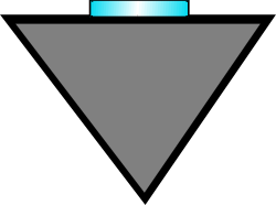 Blue Light Triangle Clipart | Stylish Borders and Backgrounds