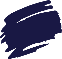 Blue Ink Stroke Borders - Elegant Clipart Design
