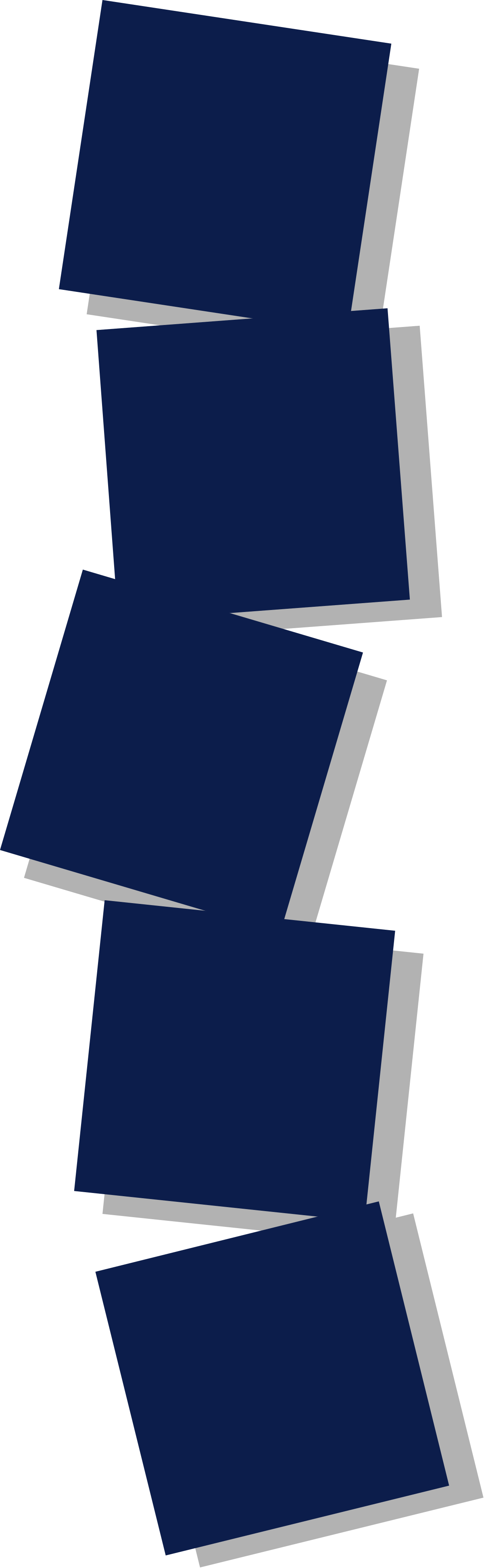 Beautiful Blue Paper Stack Clipart on White Background