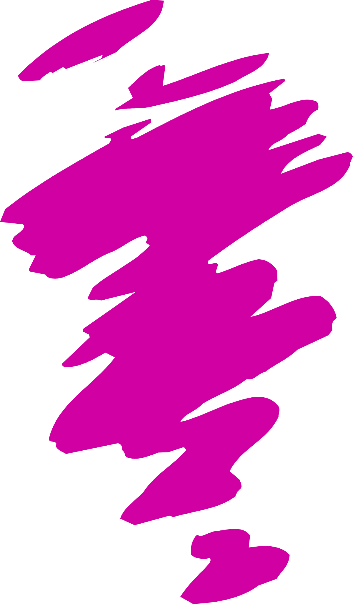 a pink paint stroke on a black background clip art png transparent Pink Paint Stroke on Black Background - Elegant Borders Clipart