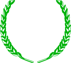 Laurel Wreath Clipart: Elegant Borders with Green Leaves