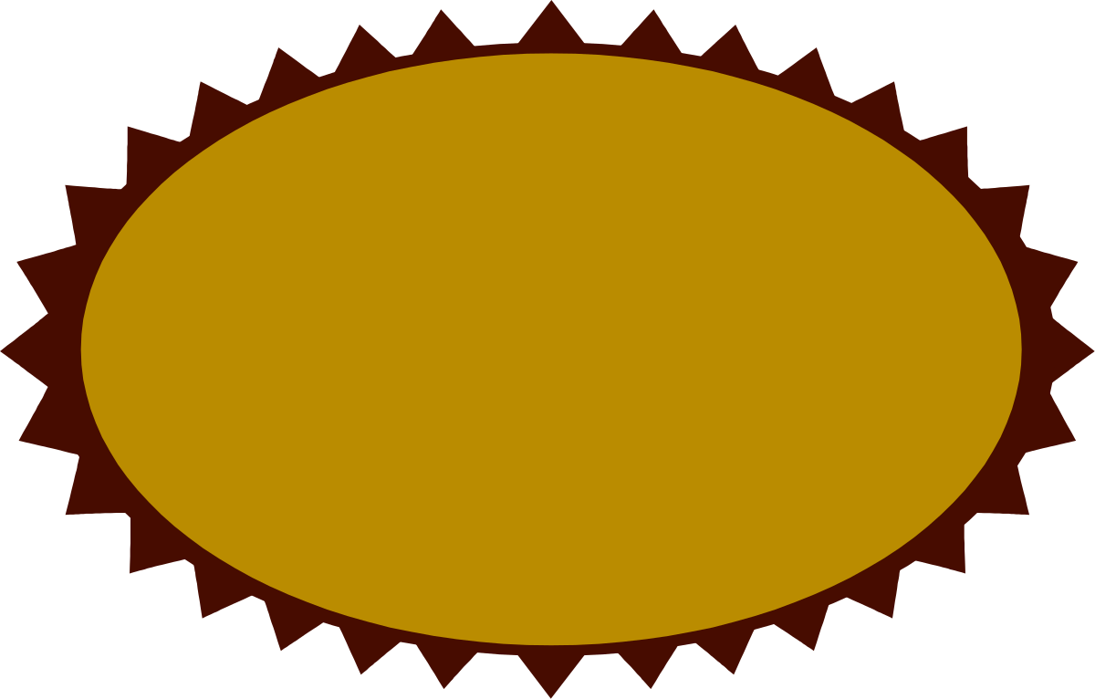 Sun Clipart on Black Background - Perfect for Borders and Designs