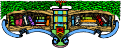 Tree with Books Clipart - Creative Borders for Educational Designs