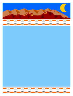 Desert Scene with Moon Clipart - Stunning Borders for Your Projects