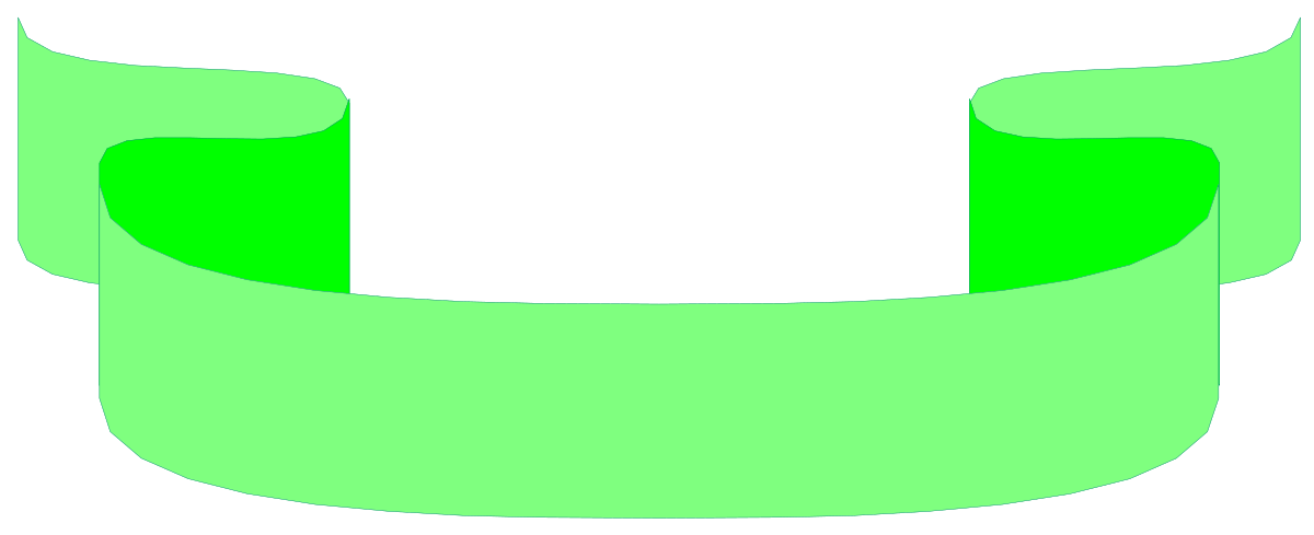 Green Plastic Cup Clipart on Black Background - Perfect for Borders and Designs