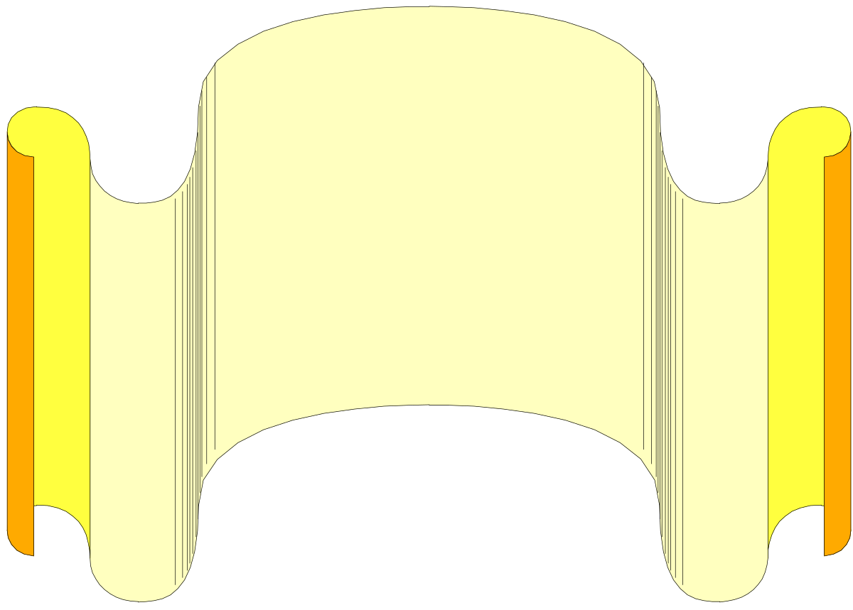 Yellow Chair Clipart on Black Background - Elegant Borders Design
