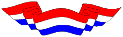 Netherlands Flag Clipart: Beautiful Borders and Decorative Bakribbn Design