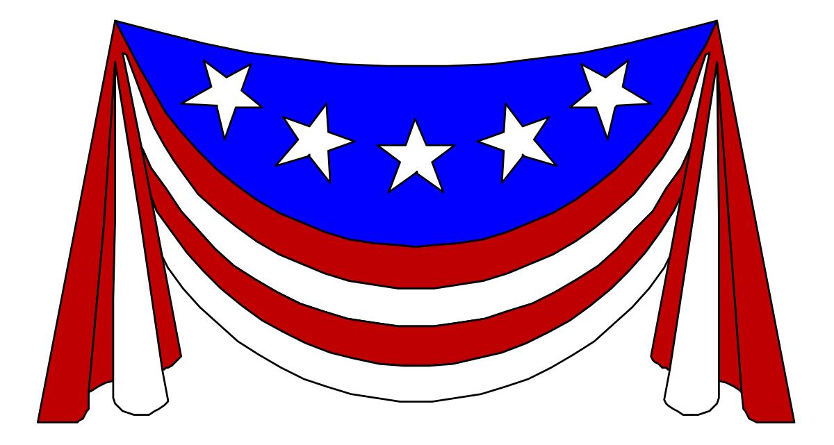 a flag with stars on it clip art png transparent Flag Clipart with Stars - Perfect for Borders and Banners