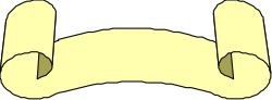 Yellow Paper Roll with Hole Clipart - Decorative Borders and Banners
