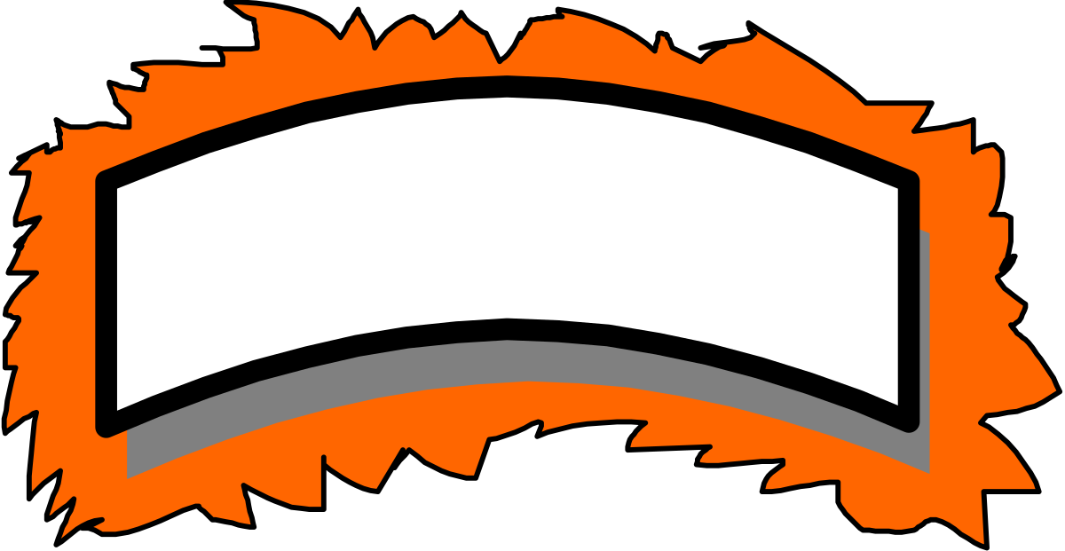 Fiery White and Orange Flames on Black Background Clipart