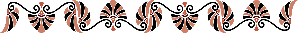 Dynamic Borders with Red and Orange Streaks on Black Background Clipart