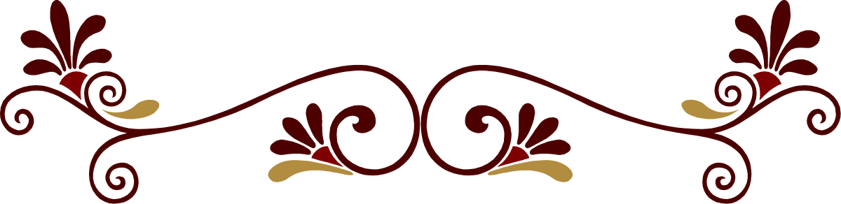 a red and gold border with swirls clip art png transparent Elegant Red and Gold Border with Swirls Clipart