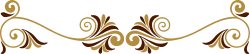 Elegant Brown and Gold Pattern Borders Clipart for Versatile Design