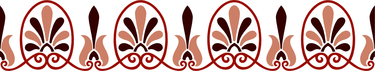 Stylish Red and Black Border Clipart - Elegant Design Elements