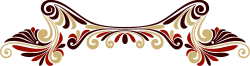 Elegant Red and Gold Borders - SVG Clipart for Stylish Designs