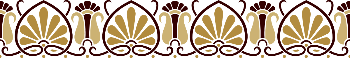 Elegant Black Background with Gold Accents Clipart Design - Borders & Patterns