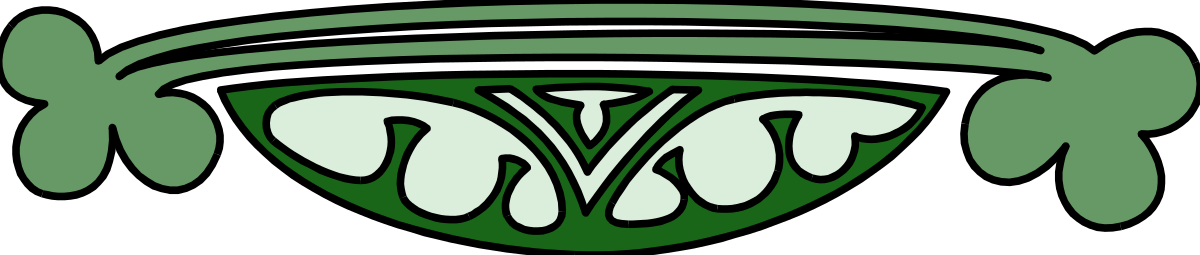 Green Dragon Clipart Logo - Vibrant Borders and Design Elements