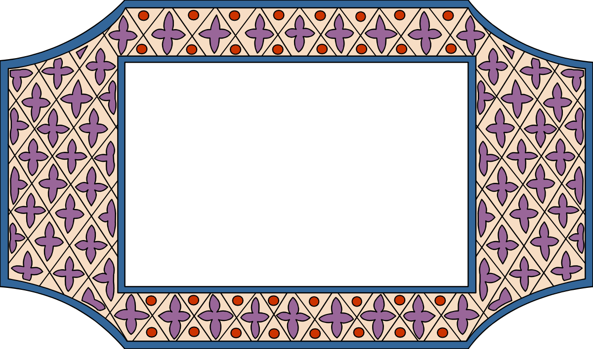 Decorative Floral Frame Clipart - Beautiful Borders for Unique Designs