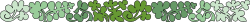 Green and Black Background with Unique Shapes - Clipart Borders