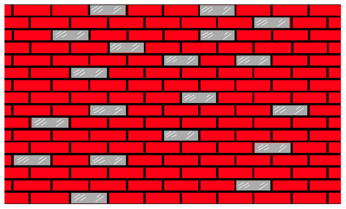 Red Brick Wall Clipart - Versatile Borders for Creative Designs