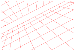 Red Line Pattern on Black Background Clipart - Borders and Backland Design