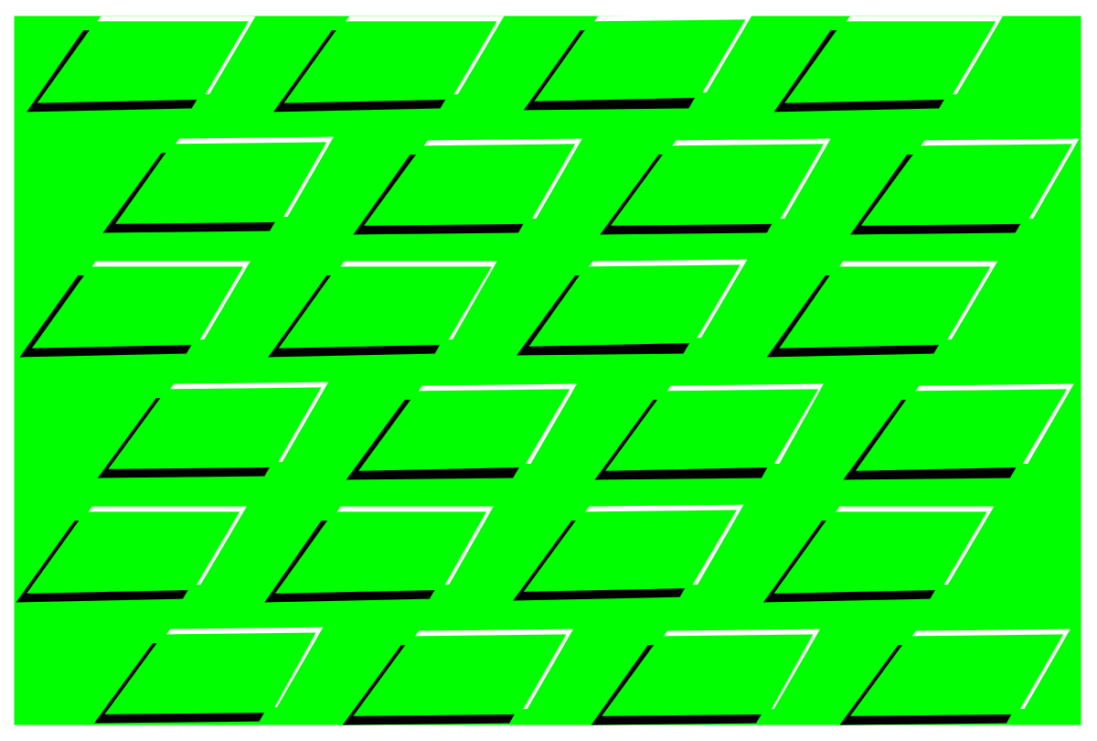 Borders Clipart: Elegant Green Background with White Lines