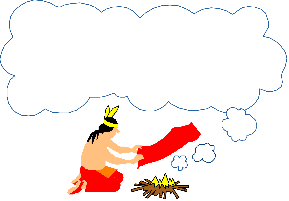 Cartoon Character Holding a Red Object - Vibrant Clipart for Creative Projects