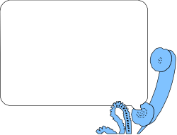 Blank Sign Phone Clipart - Versatile Borders & Backland Illustration