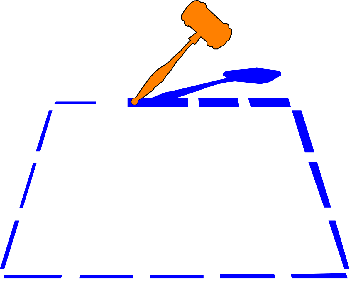 a hammer and a piece of paper on a black background clip art png transparent Borders Clipart: Hammer and Paper on Black Background