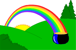 Rainbow Clipart - Colorful Borders for Vibrant Designs