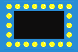 Smiley Faces Square Frame Clipart - Fun and Playful Borders