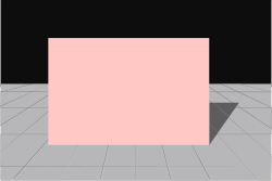 Pink Square Clipart with Shadow | Stylish Borders and Backland Design