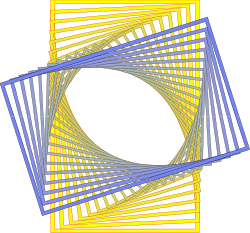 Spiral of Yellow and Blue Clipart Borders  Vibrant Backland Designs