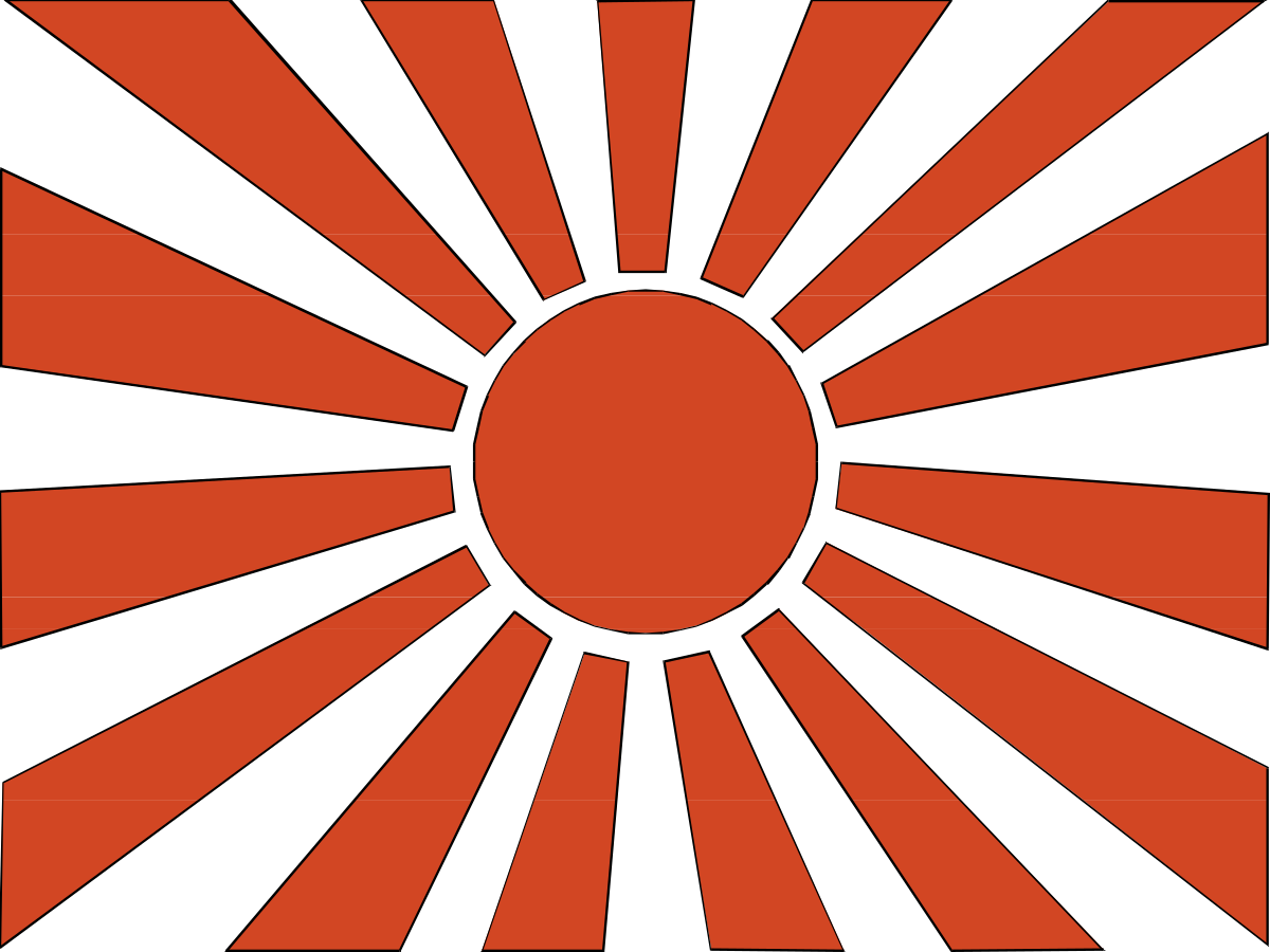 Japanese Flag Clipart - Elegant Borders and Backland Designs