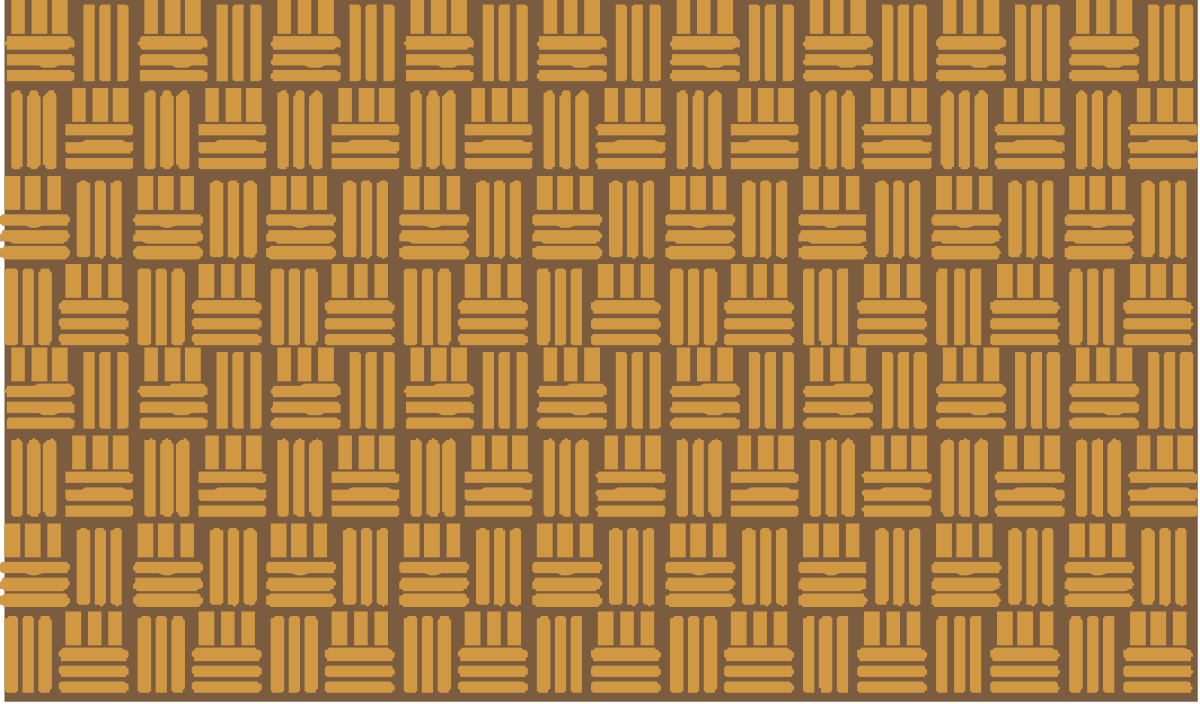 Brown Pattern Borders Clipart for Backgrounds and Designs