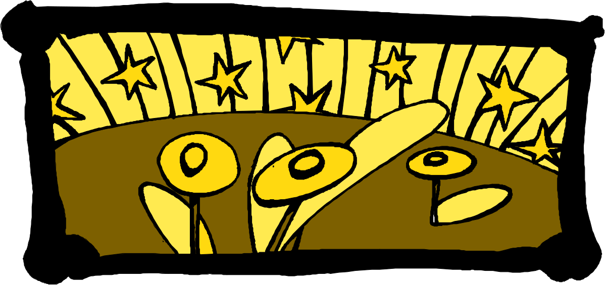 a cartoon drawing of a knife and fork clip art png transparent Knife and Fork Clipart - Whimsical Borders and Backland Design