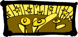 Knife and Fork Clipart - Whimsical Borders and Backland Design