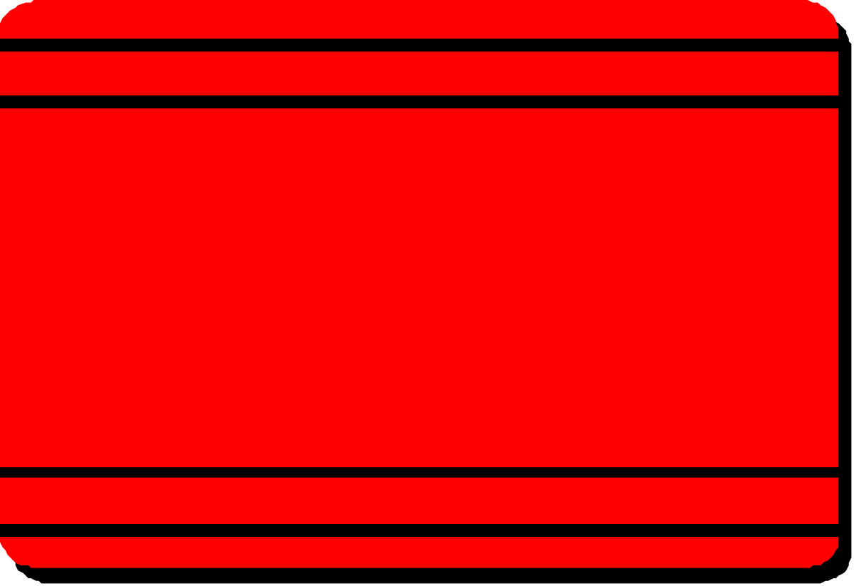 Red Container with White Lid Clipart - Versatile Borders & Backland Designs