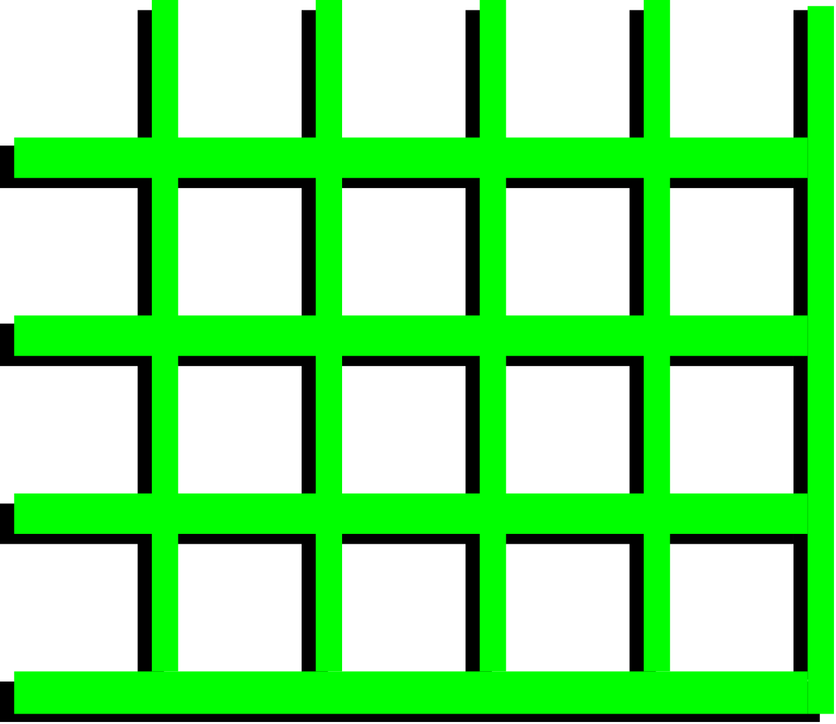 a green grid pattern clip art png transparent Green Grid Pattern Clipart: Decorative Borders for Creative Projects