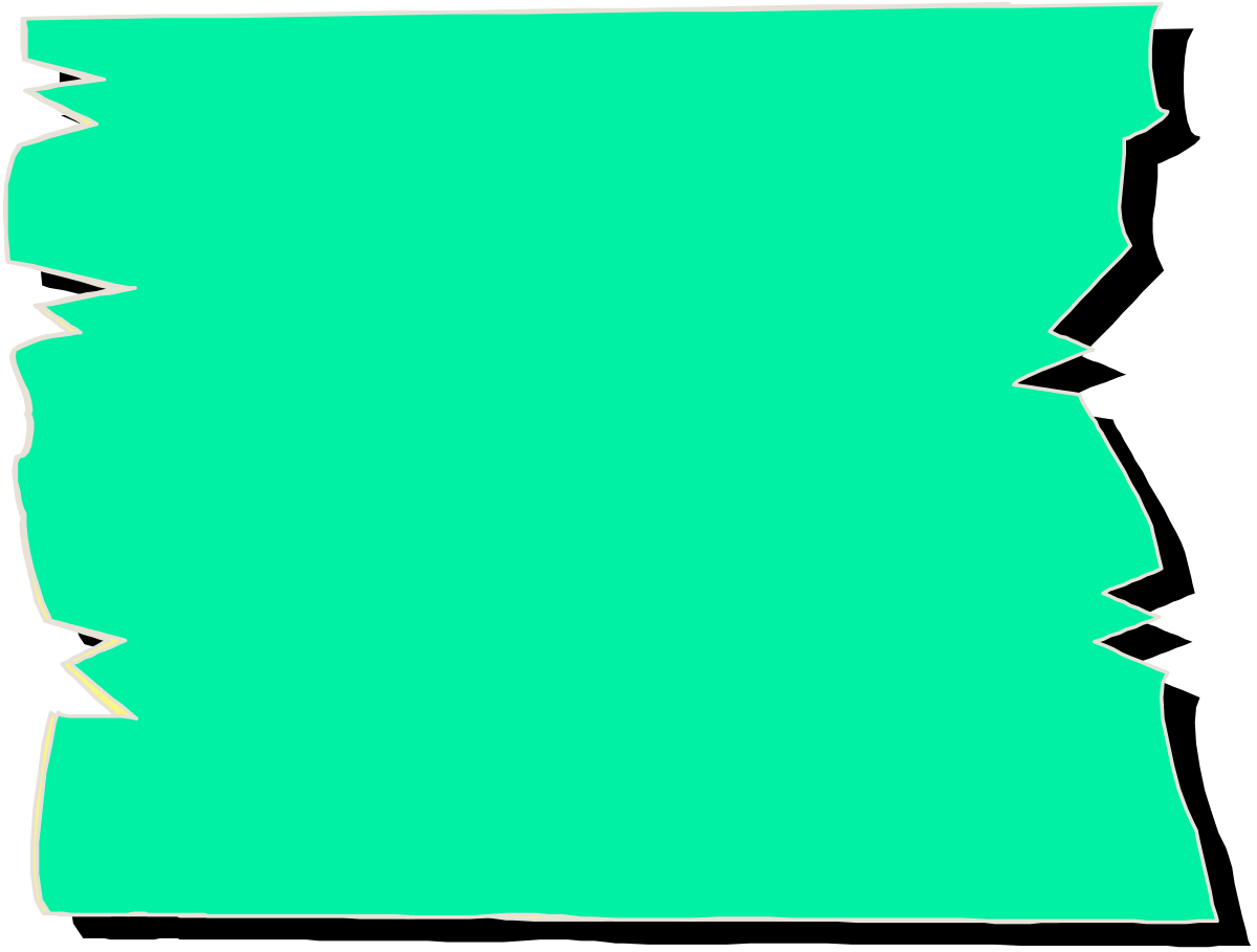 Green Torn Edges Borders Clipart - Versatile Backland Design