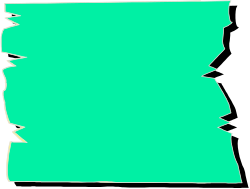 Green Torn Edges Borders Clipart - Versatile Backland Design